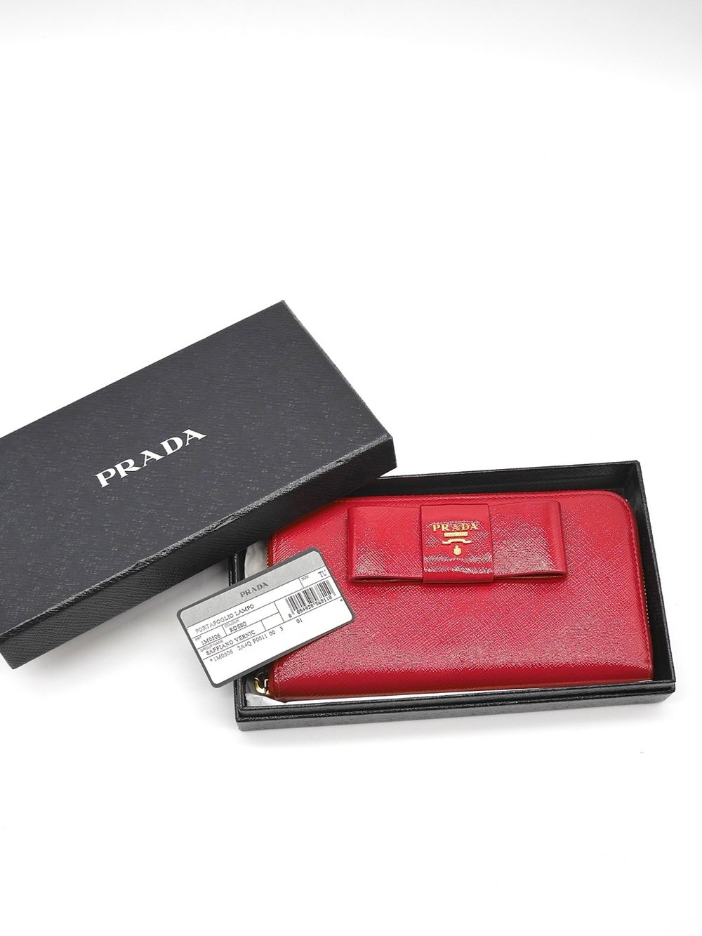 🍓PRADA Saffiano Red Wallet - Picture 13 of 13